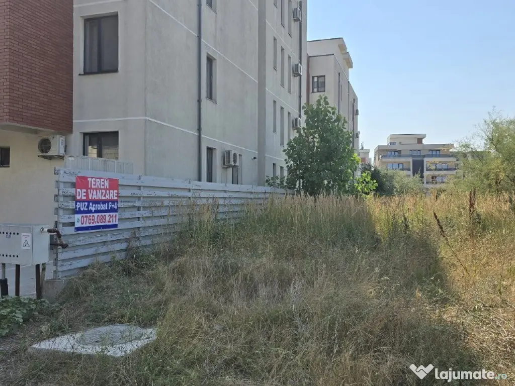 Teren 600 mp deschidere d24 Puz p+4 aprobat 