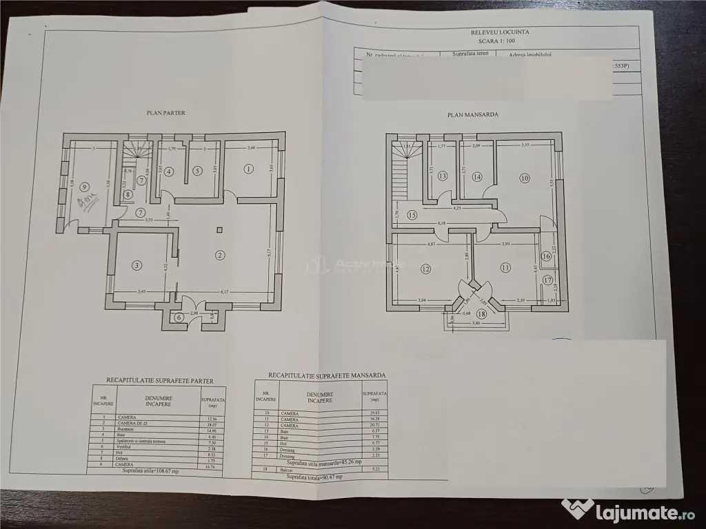 5 camere - 3 bai - 200 mp utili - teren 920 mp - Domnesti - 