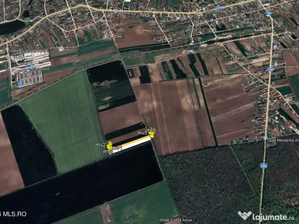 Moara Vlasiei - langa Padurea Biglaru, 11.884 mp, deschid... 