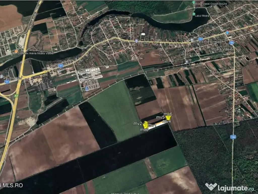 Moara Vlasiei - langa Padurea Biglaru, 11.884 mp, deschid... 