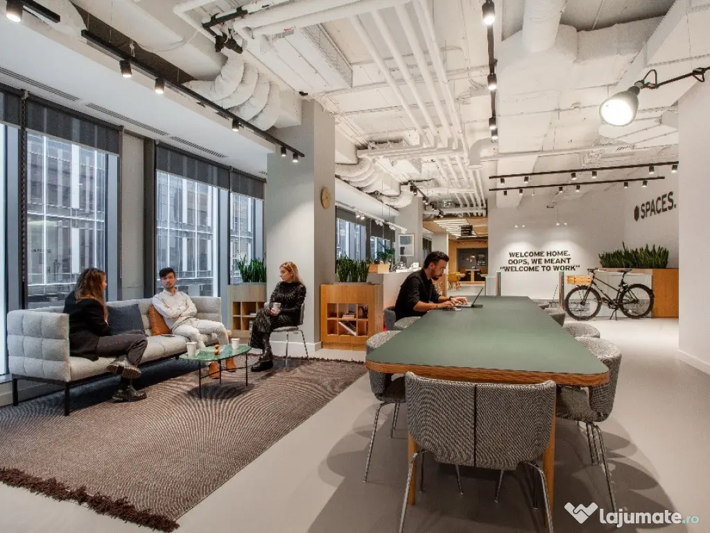 Acces nelimitat 24/7 la spațiu de birou pentru 2 persoane în Spaces 