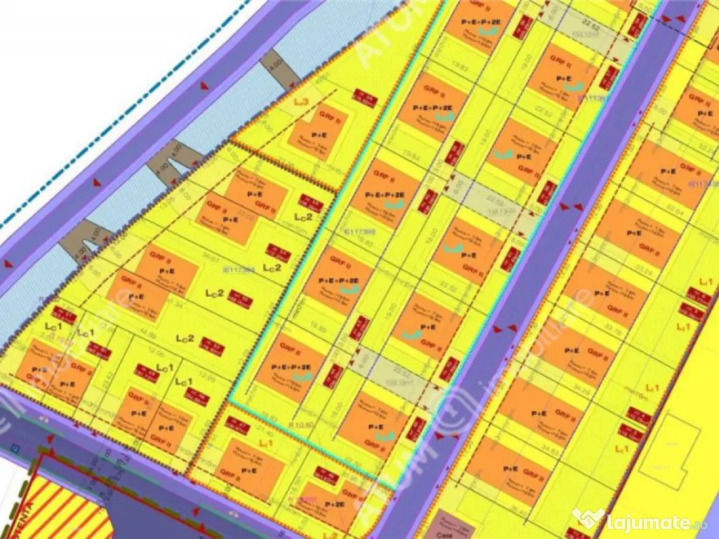 Teren intravilan de 543 mp cu PUZ constructie duplex in Cris 
