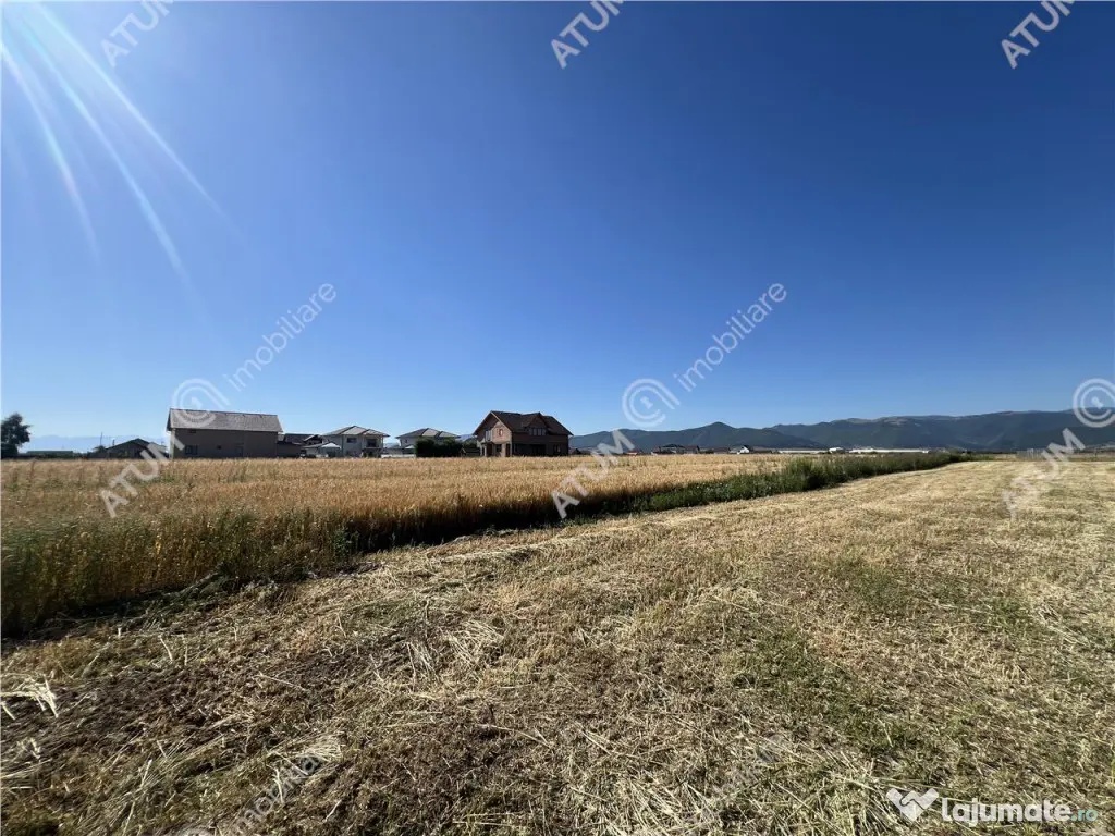 Teren intravilan de 543 mp cu PUZ constructie duplex in Cris 