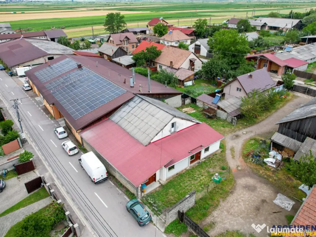 FILM! Oportunitate industriala, hala in localitatea Ghelinta 