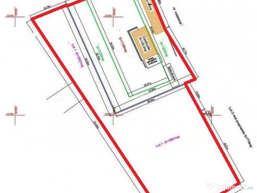 Rahova Șoseaua Alexandriei teren 6000 mp desch 60 m uti...