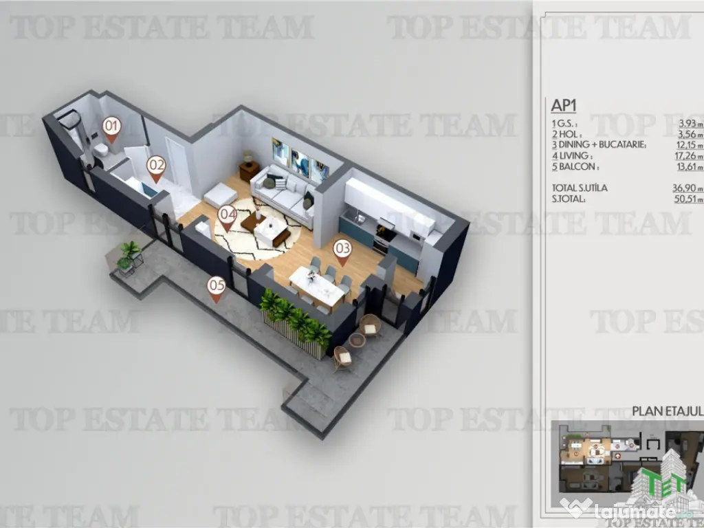 Garsoniera de bloc nou, adiacent metrou Obor