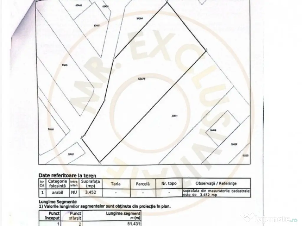 Teren de vanzare intravilan – Ciolpani, zona Izvorani, com 