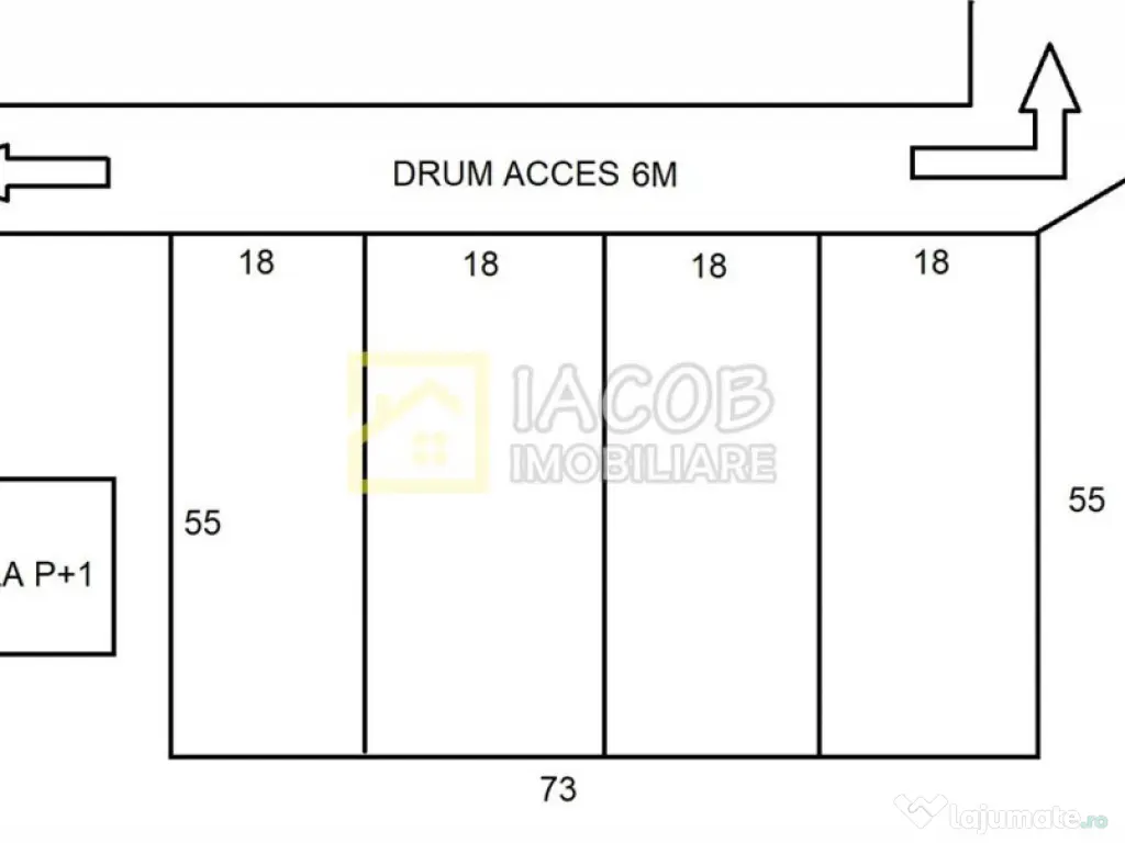 4162 mp teren parcelabil in loturi de 1000 mp, Dumbrava Ites 
