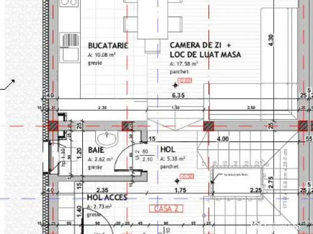 Duplex cu demisol open-space, 280 mp teren, Florești