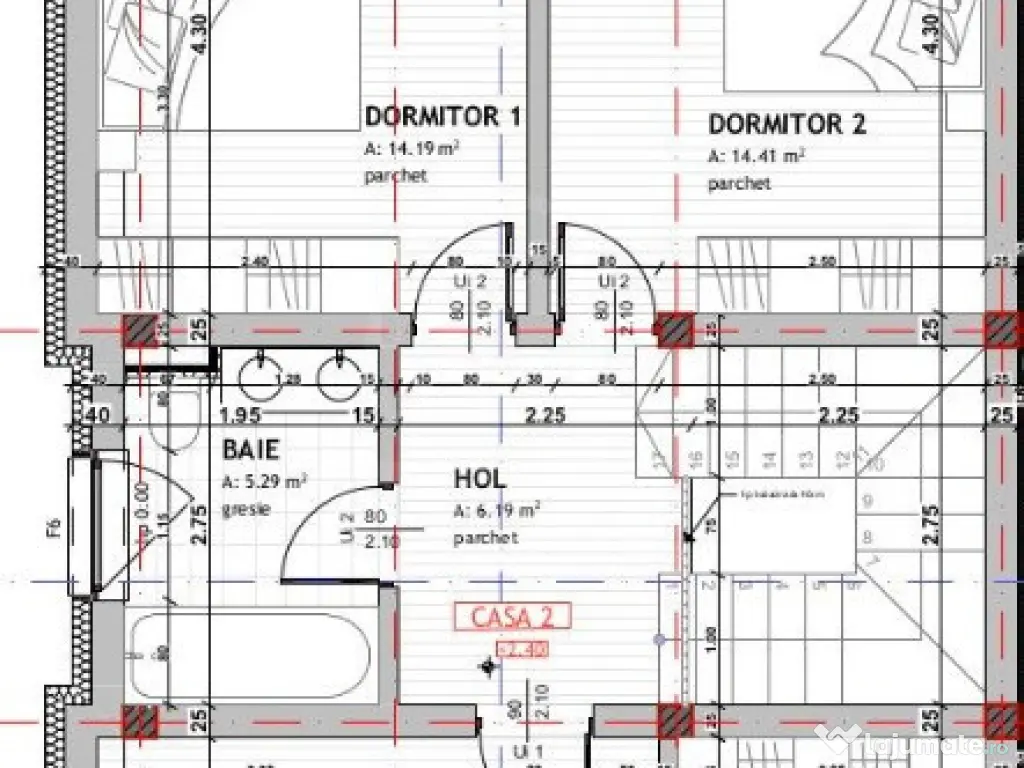 Duplex cu demisol open-space, 280 mp teren, Florești