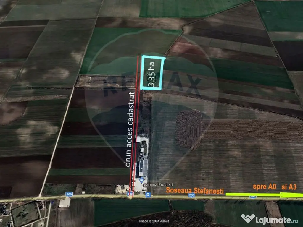 Teren industrial/logistica, 33.500 mp,Soseaua Stefanesti,... 