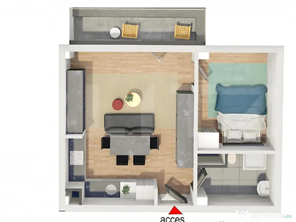 Unicitate!Apartament 2 camere, confort sporit,Calea Baciului 