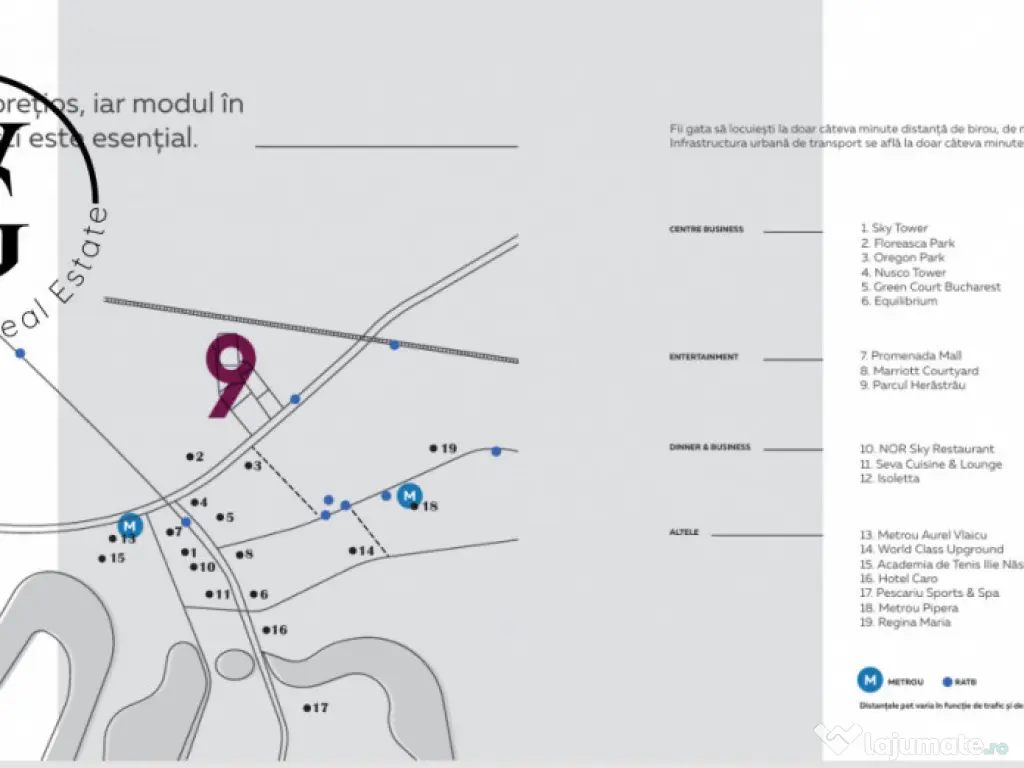 Apartament 2 camere Cloud 9 Pipera - bloc nou 