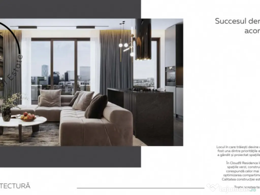 Apartament 2 camere Cloud 9 Pipera - bloc nou 