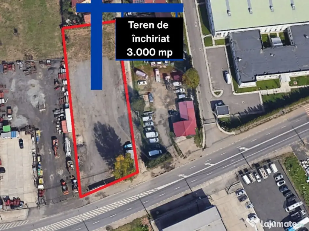 Teren de închiriat – 3.000 mp+ – la bulevard principal 