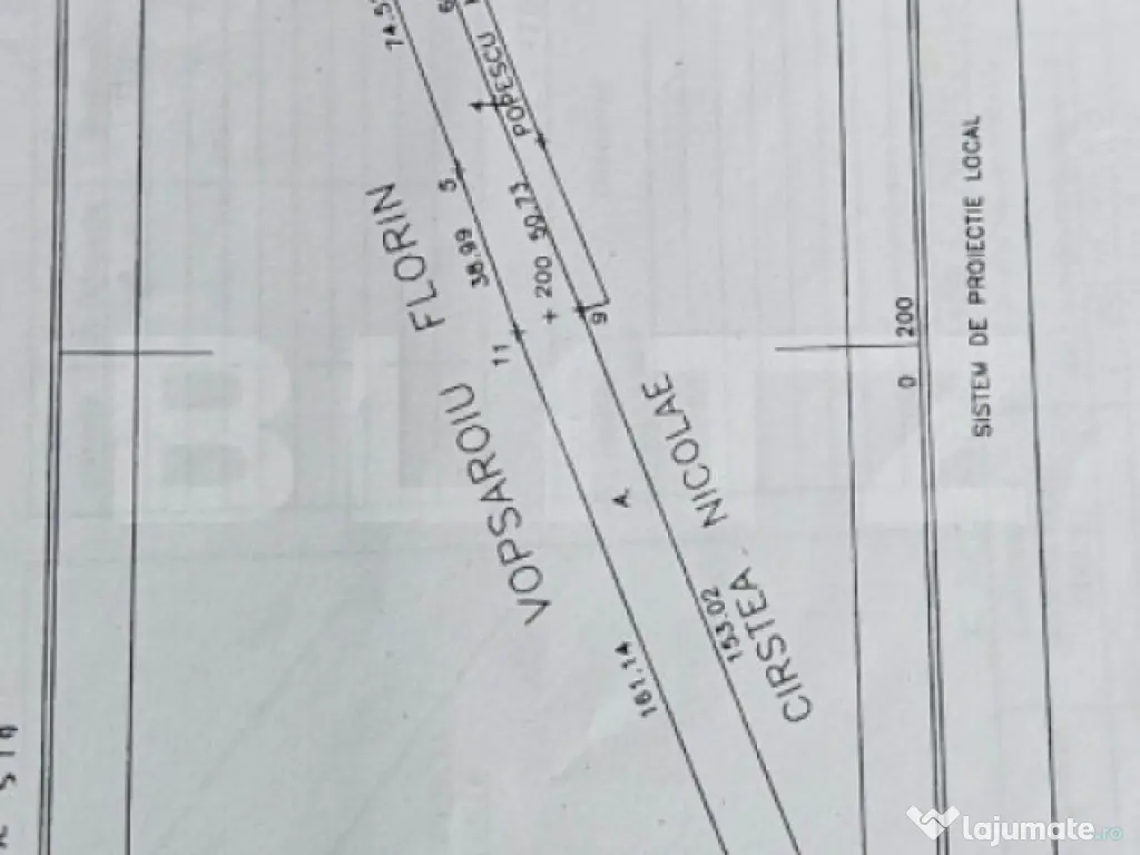 Teren intravilan, 3.837 mp, zona Gheboieni