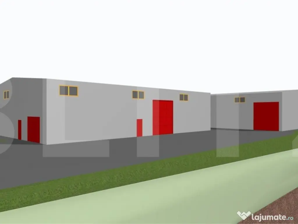 Doua hale industriale 900 utili,teren de 2800mp, Centurii V