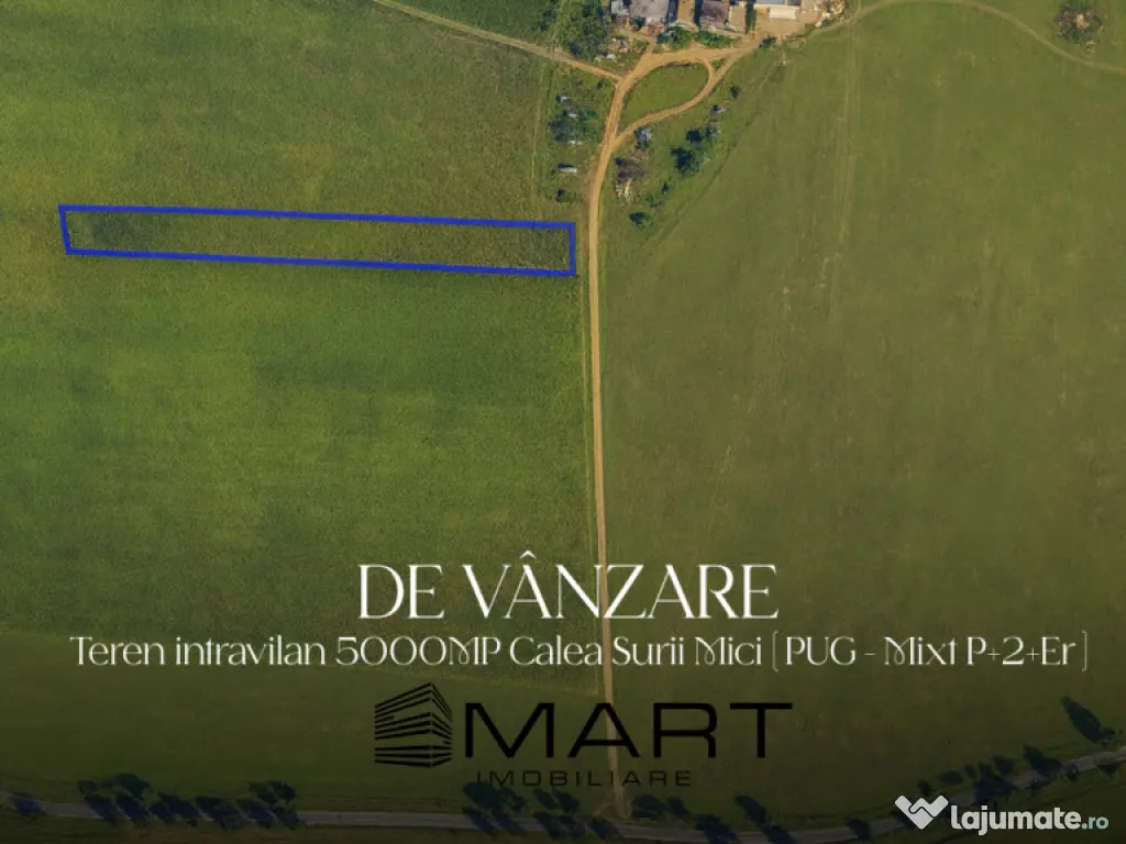 Teren intravilan 5200mp zona Calea Surii Mici