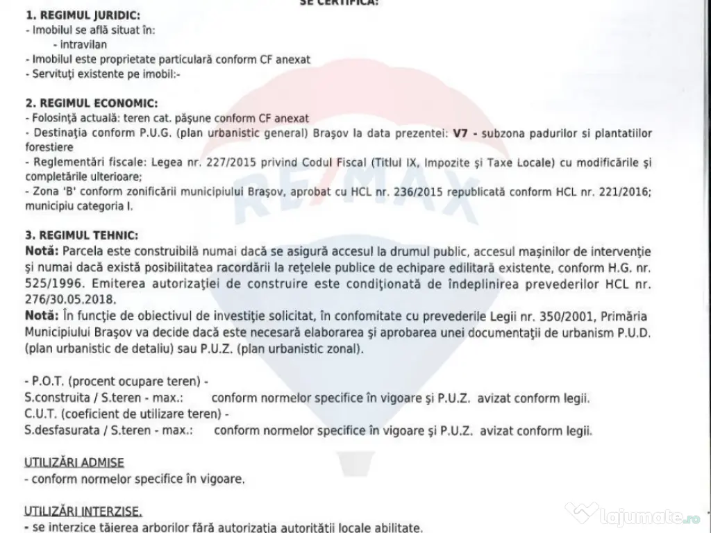 Teren intravilan, 56000 mp, Poiana Braşov 