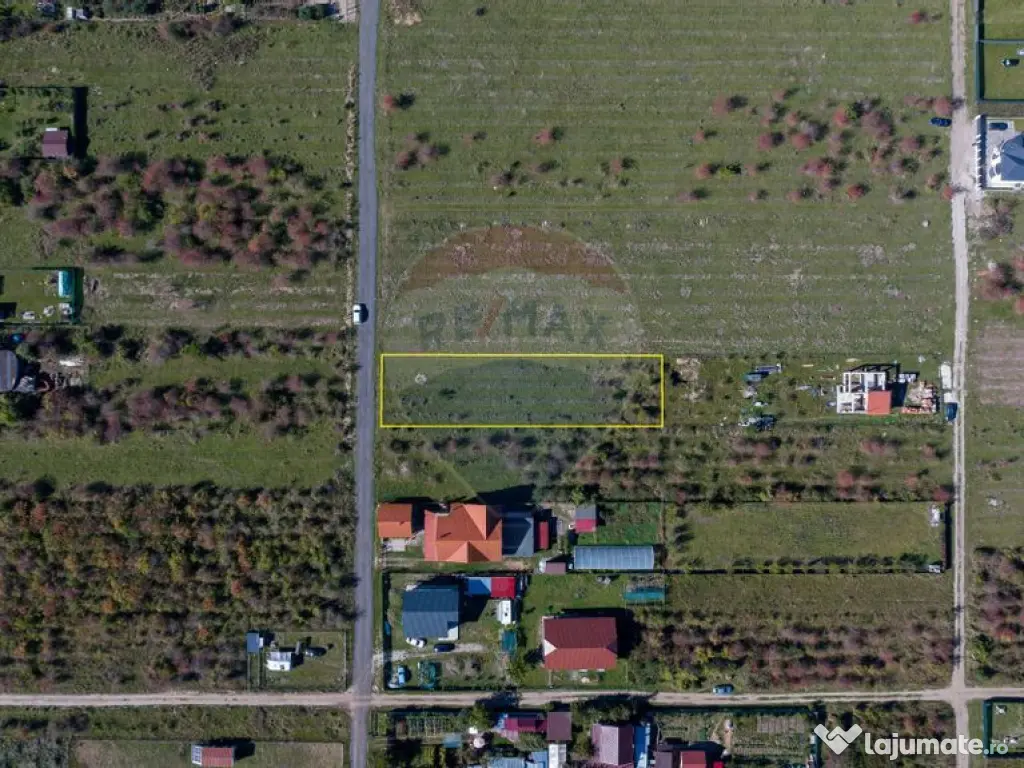 Teren Sanpetru -livada, Strada Nucului, 1296mp, apa, gaz,... 