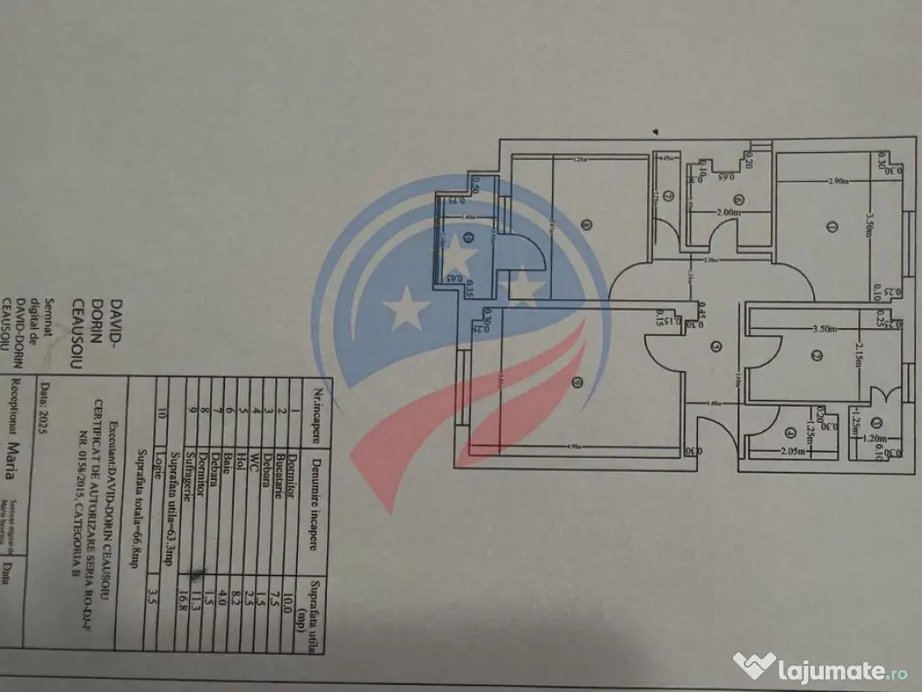 Apartament decomandat, 3 camere, zona Mall Electroputere 