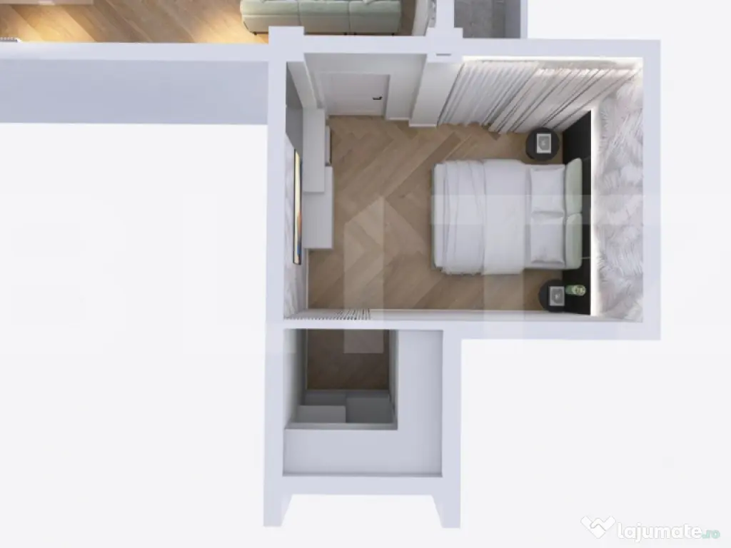 Apartament nou modern, 2 camere, centrala pe gaz si panouri