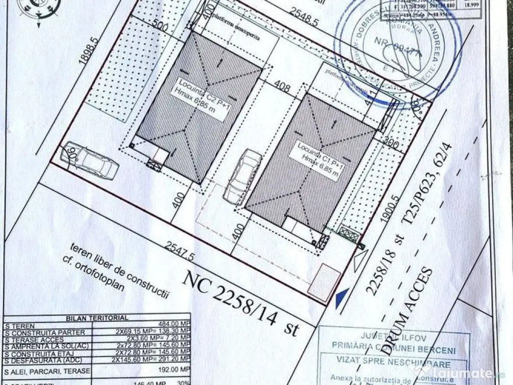 Vilă cochetă cu 3 dormitoare, balcon și 2 terase !