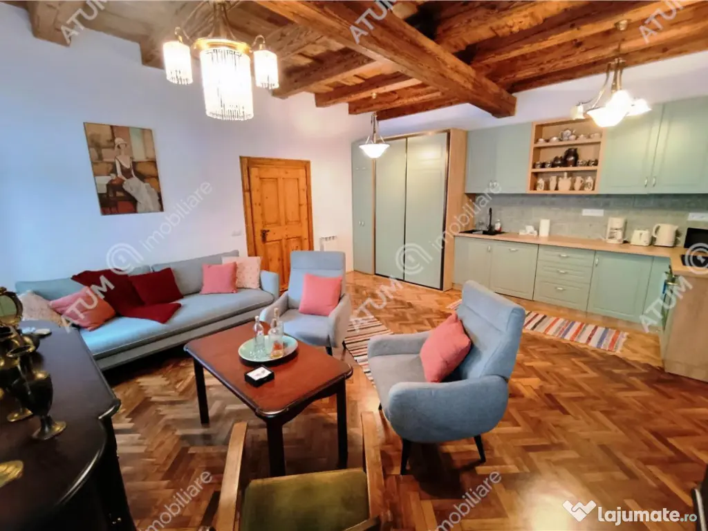 De inchiriat apartament unicat cu 2 camere langa Piata Mare