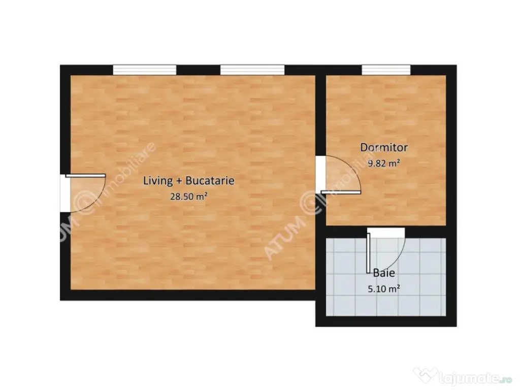 De inchiriat apartament unicat cu 2 camere langa Piata Mare