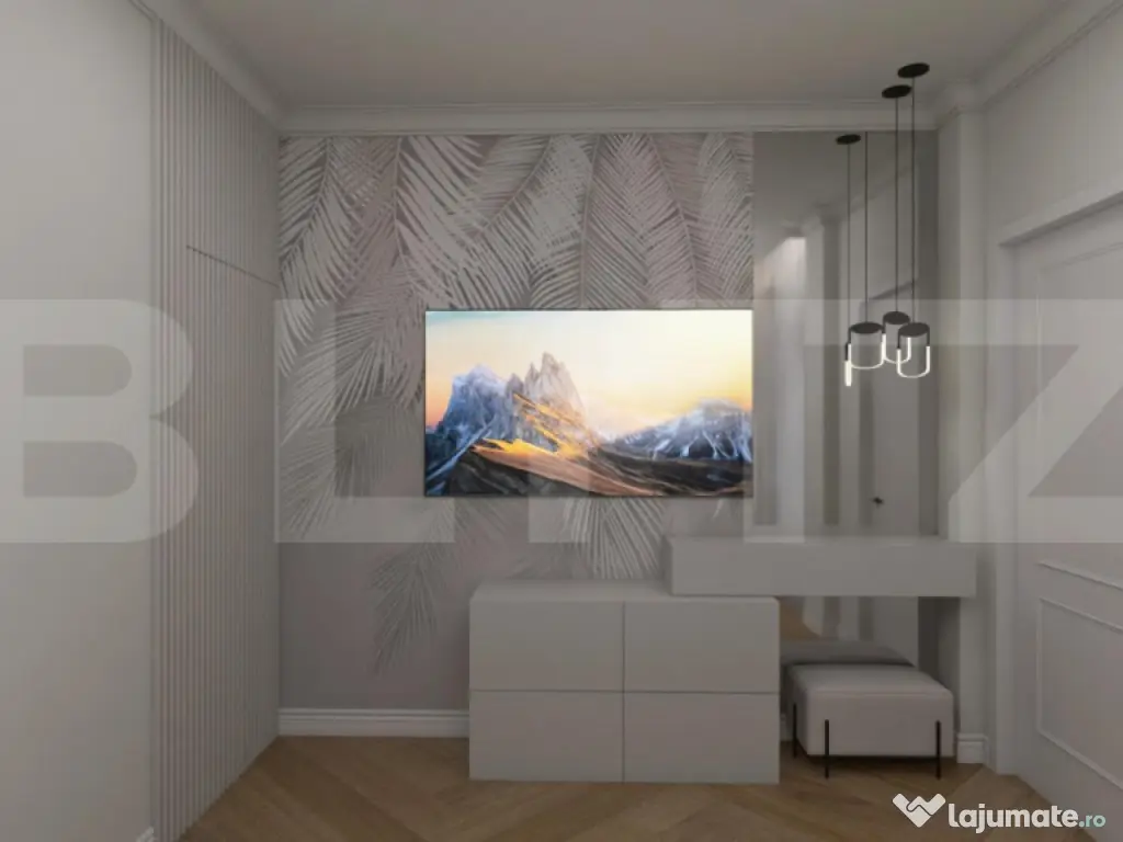 Penthouse nou modern, 3 camere, centrala proprie+panouri fot