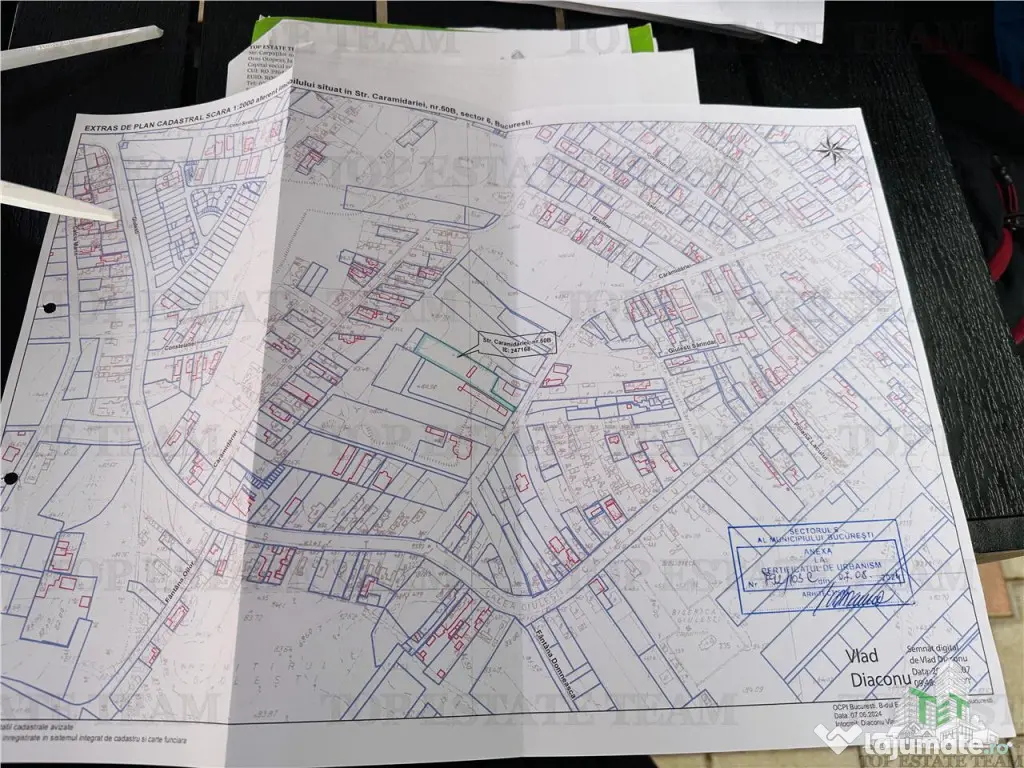 Teren intravilan 1135 mp superb, 785mp utili si 350 mp drum 