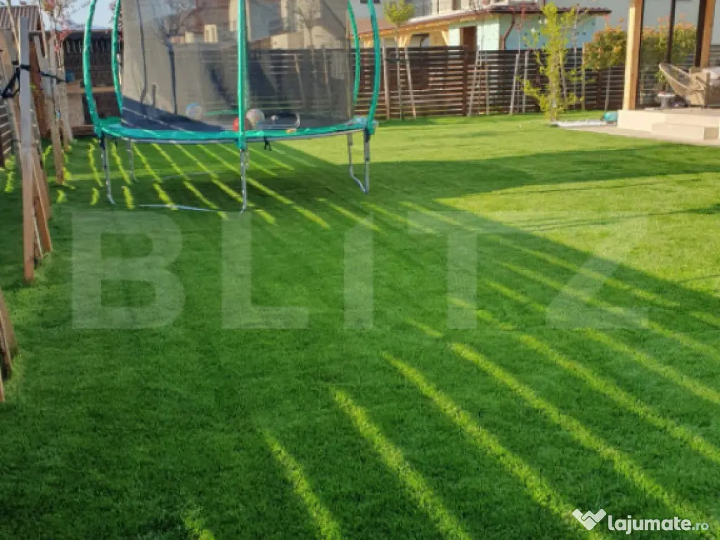 Casa 4 camere , teren 500 mp individuala noua 