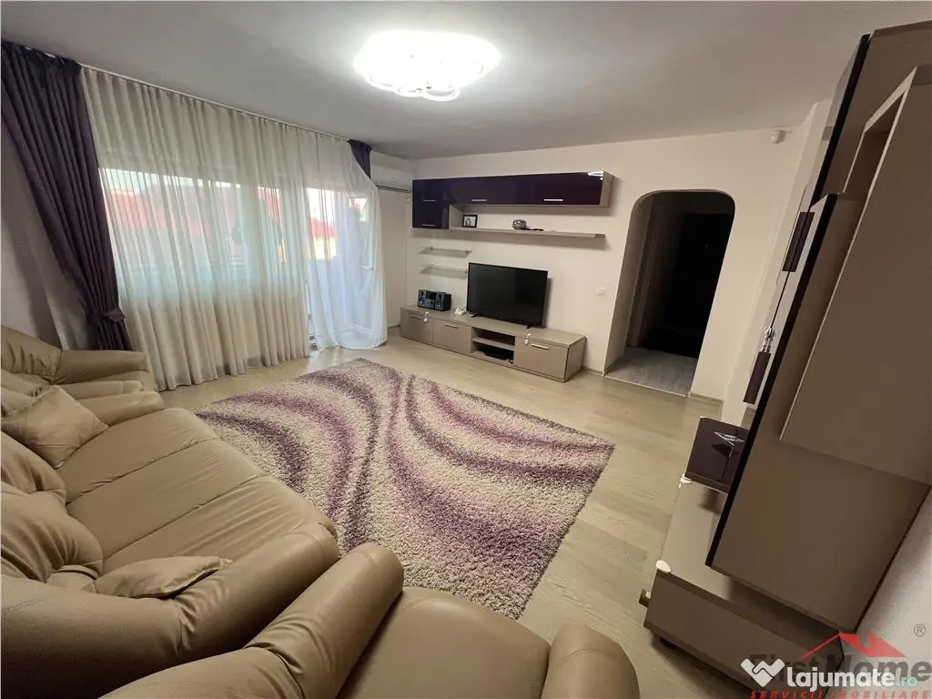 Ap 4 camere,renovat,3 AC, centrala, mobilat si utilat, Petre 