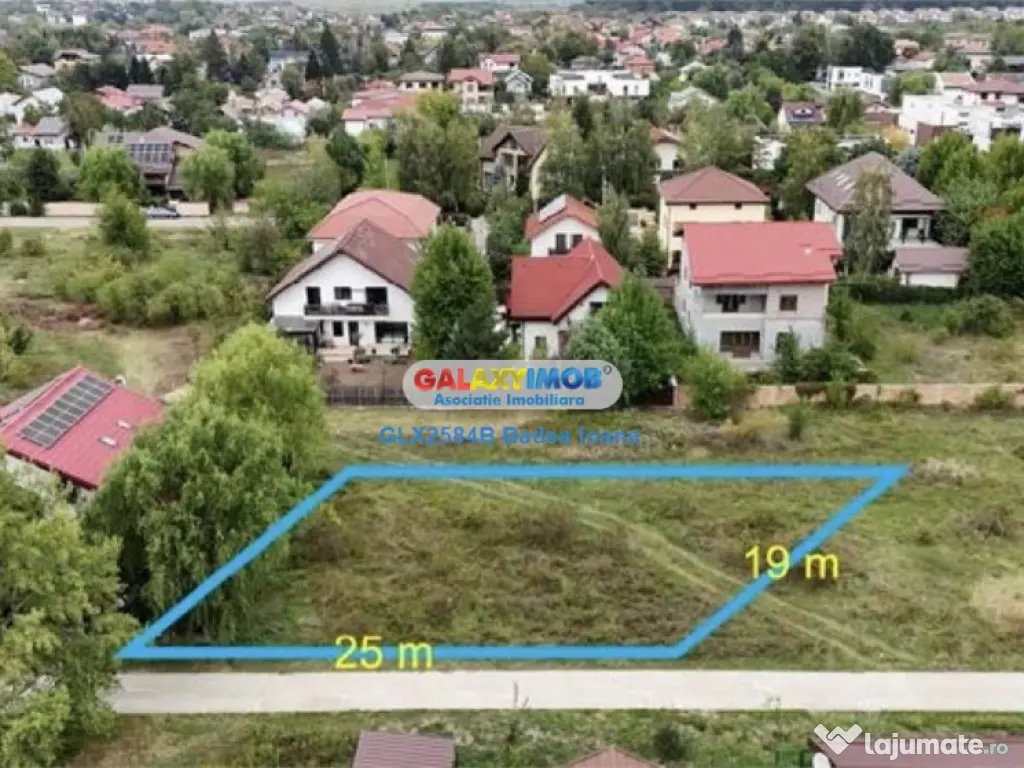 Teren intravilan 471 mp - str Timpului - Corbeanca 