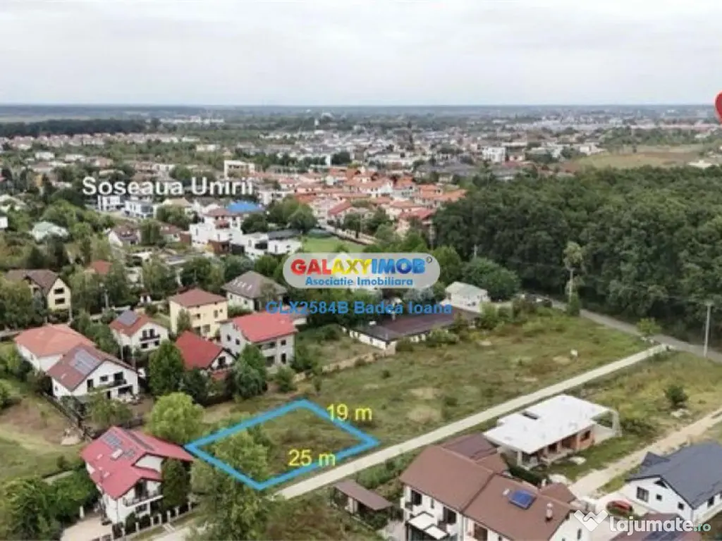 Teren intravilan 471 mp - str Timpului - Corbeanca 