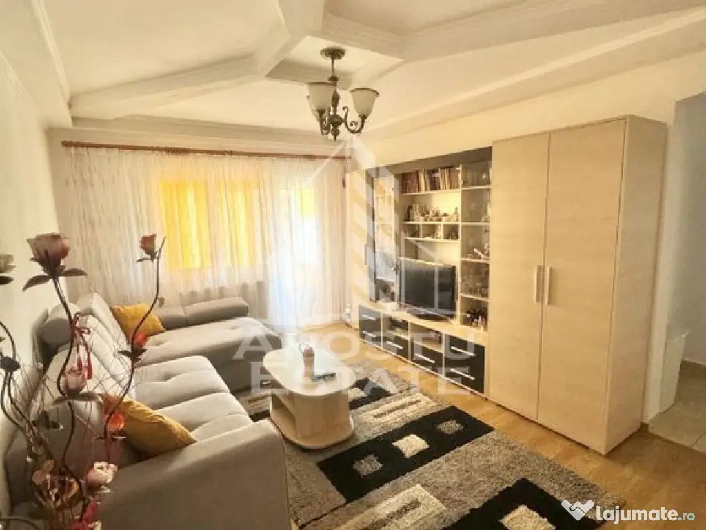 Apartament cu 3 camere complet mobilat si utilat in Giroc...