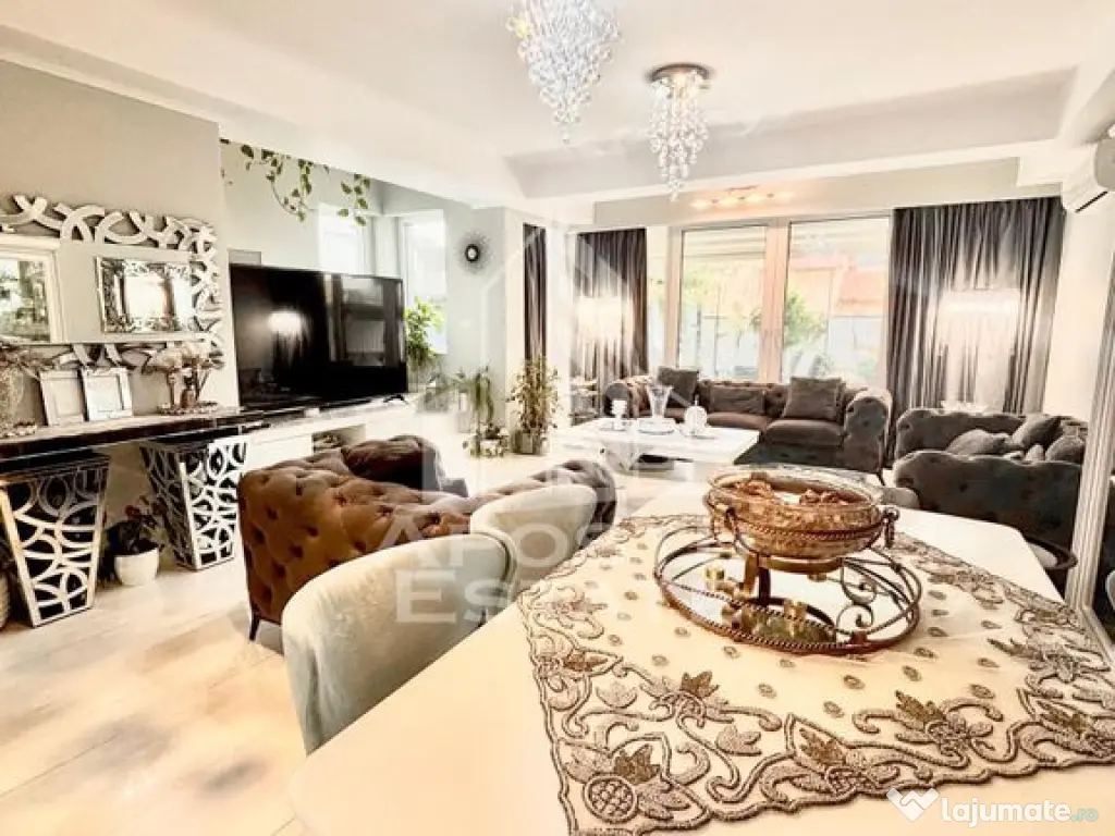 Casa individuala cu 5 camere si 4 bai in Giroc la asfalt. 