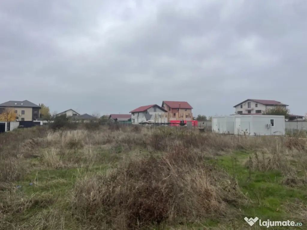 Domnești, teren intravilan, 775mp, deschidere 38ml, zona de 