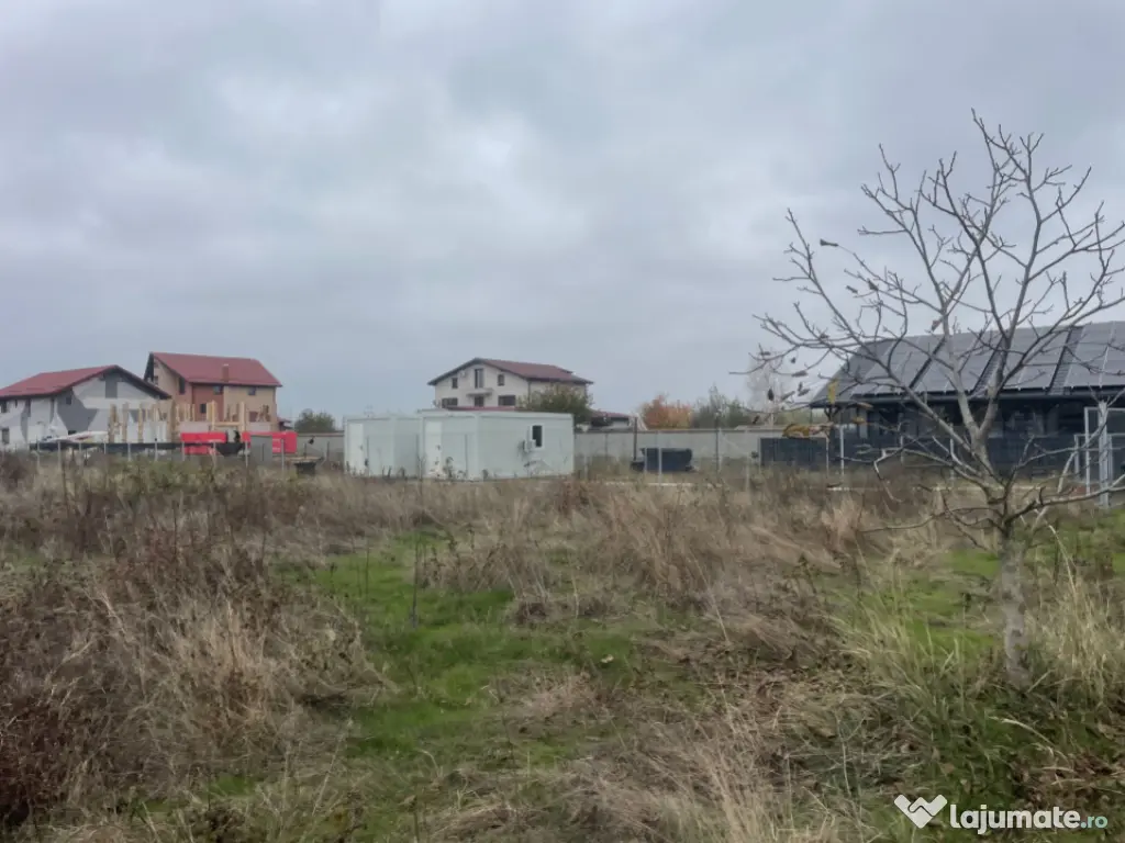 Domnești, teren intravilan, 775mp, deschidere 38ml, zona de 