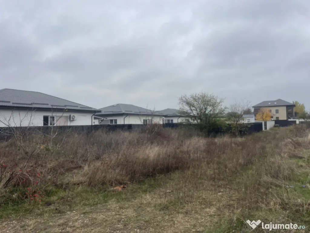 Domnești, teren intravilan, 775mp, deschidere 38ml, zona de 