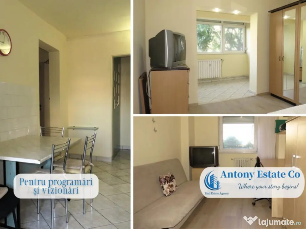 Apartament de inchiriat, 3 camere, decomandat, tip D - Orade 