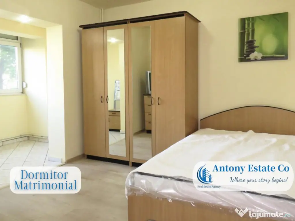 Apartament de inchiriat, 3 camere, decomandat, tip D - Orade 