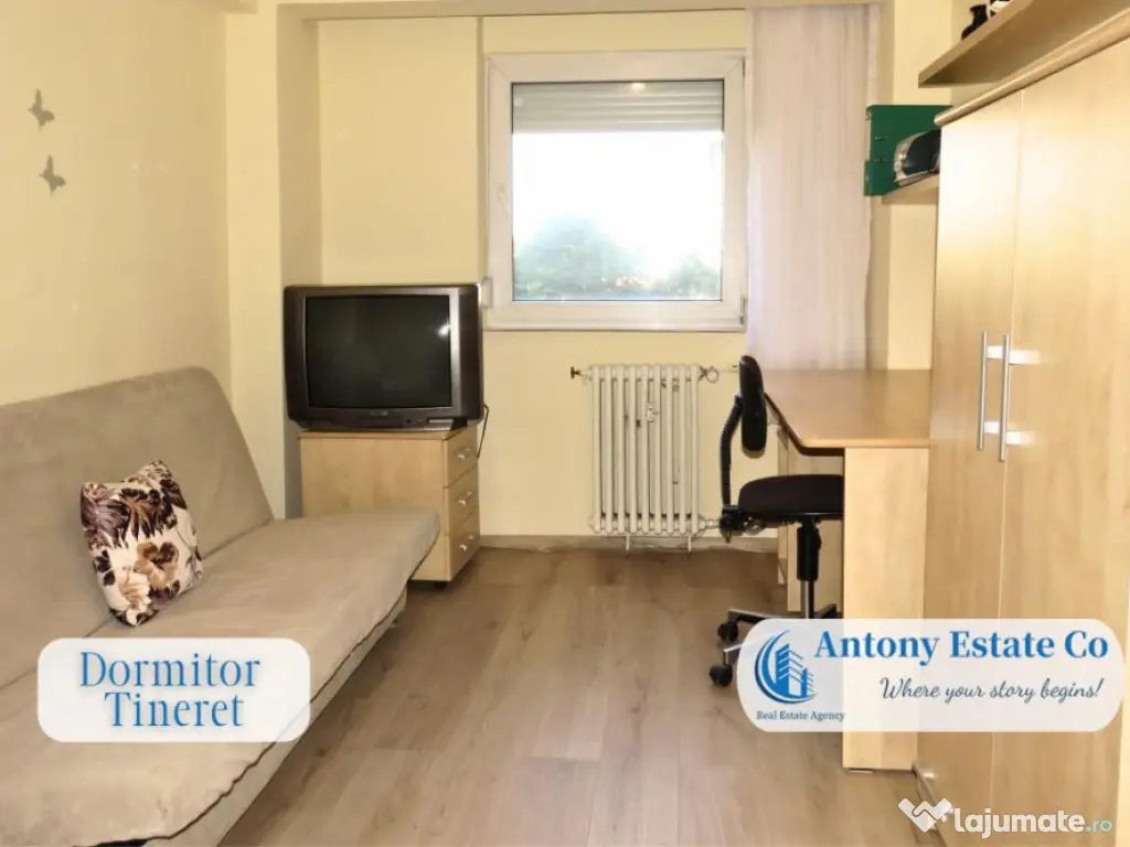 Apartament de inchiriat, 3 camere, decomandat, tip D - Orade 