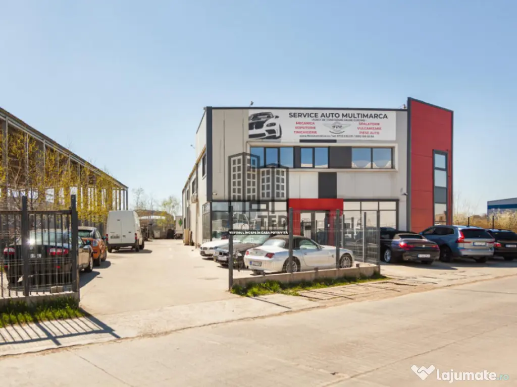 Hală Industrială Modernă cu Birouri P+1, 735 mp în Mogo?
