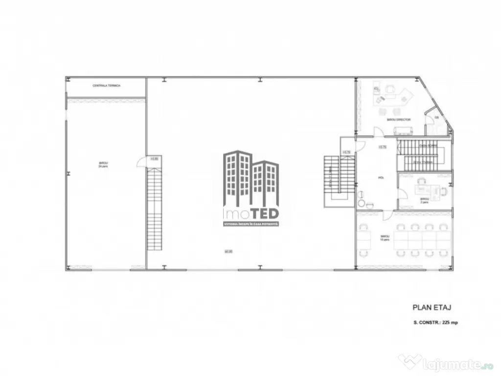 Hală Industrială Modernă cu Birouri P+1, 735 mp în Mogo?