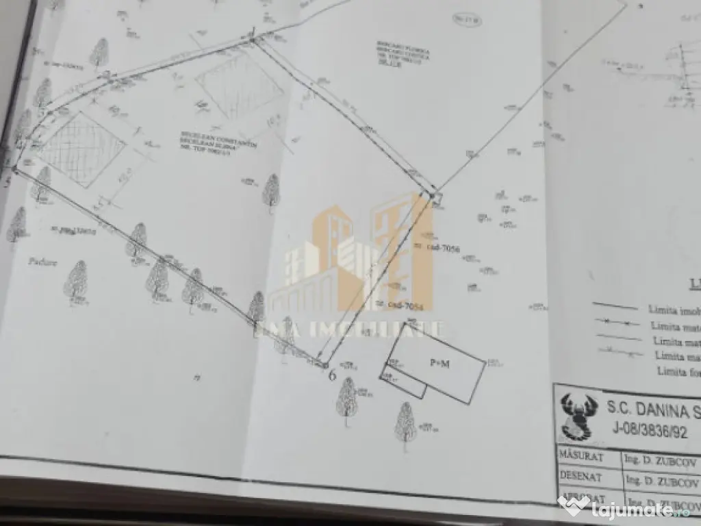 Teren de vanzare 2900 mp Brasov Strada Ciresului 