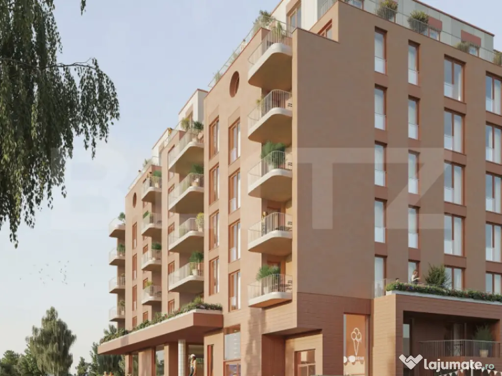 Comision 0! River by Hexagon-4 camere, 86 mp, Terasa 26 mp