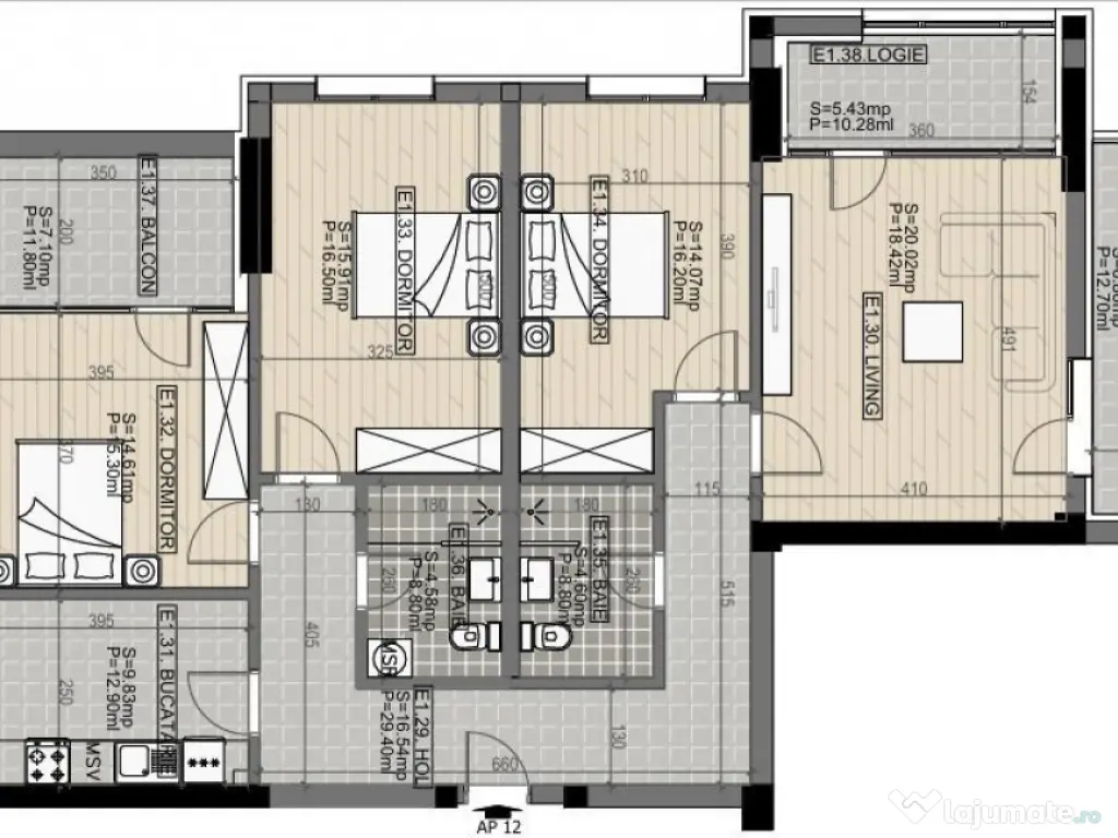 4cam.dec-bd.Brancoveanu-mall Grand Arena-Berceni-A.Persu