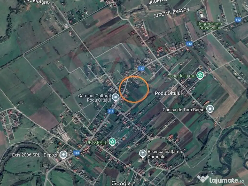 Comision 0 %! Teren intravilan, 5.700 mp, Podul Oltului!