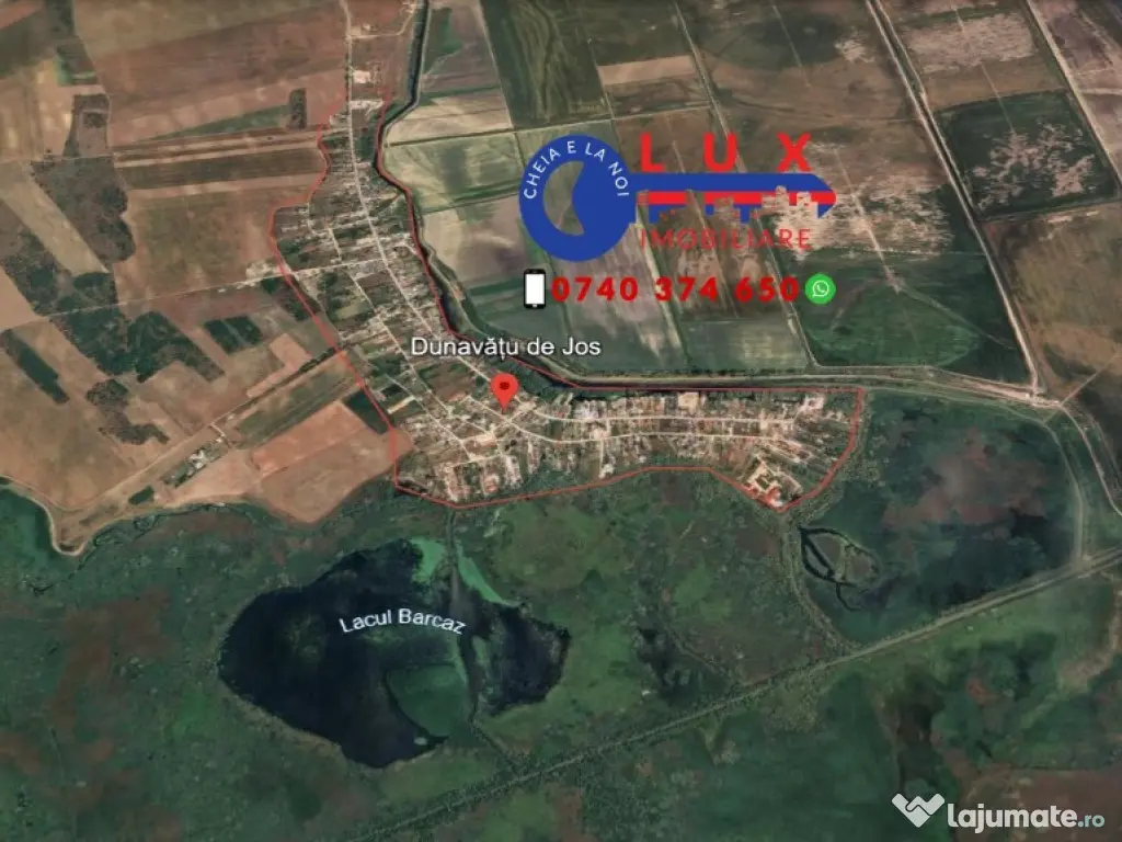 ID 7896 Teren intravilan - Dunăvățu de Jos - DRUMUL JUDEȚEAN